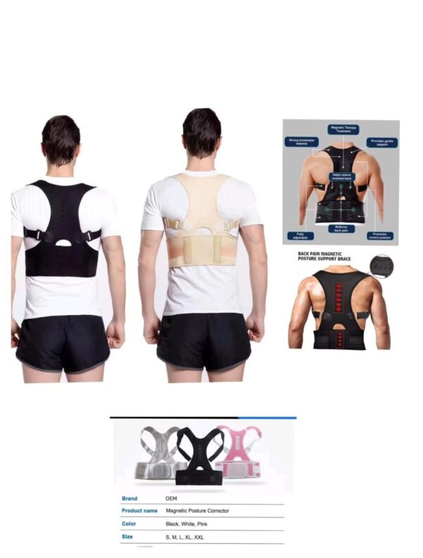Magnetic Posture Corrective Therapy Back Brace For Men & Women